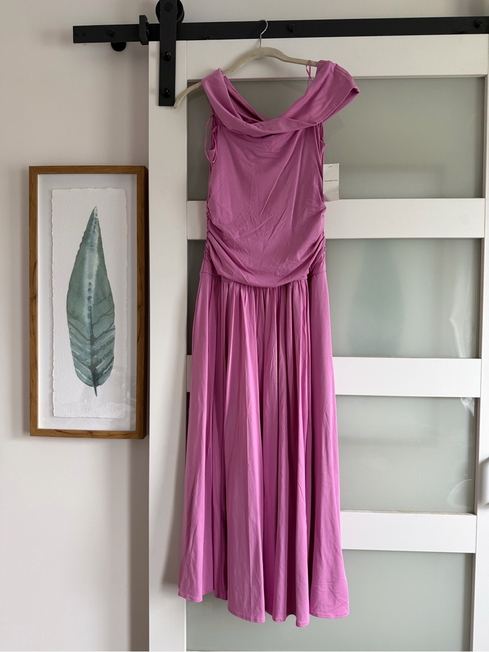 Abercrombie Pink Sleeveless Midi Dress